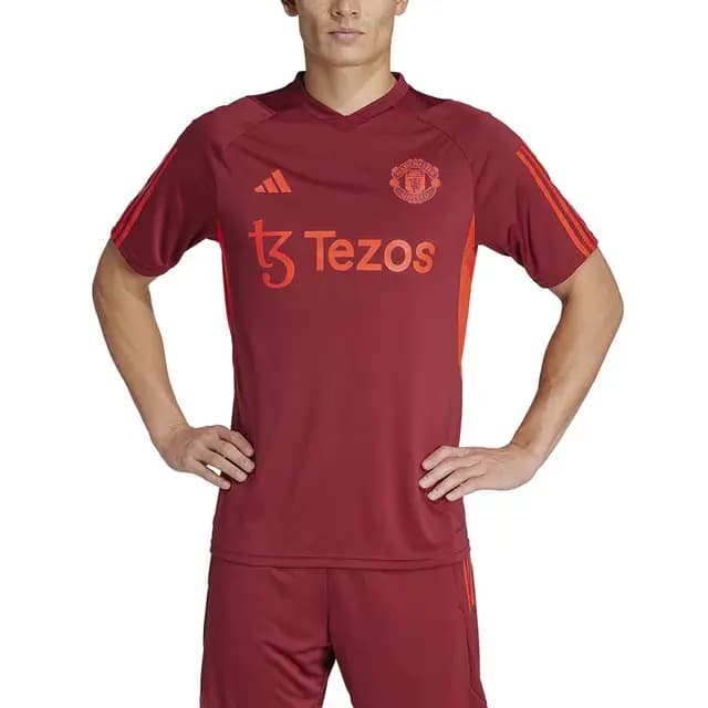Adidas MANCHESTER UNITED THEATRE OF DREAMS Kişi Futbol Forması Tünd Qırmızı 3