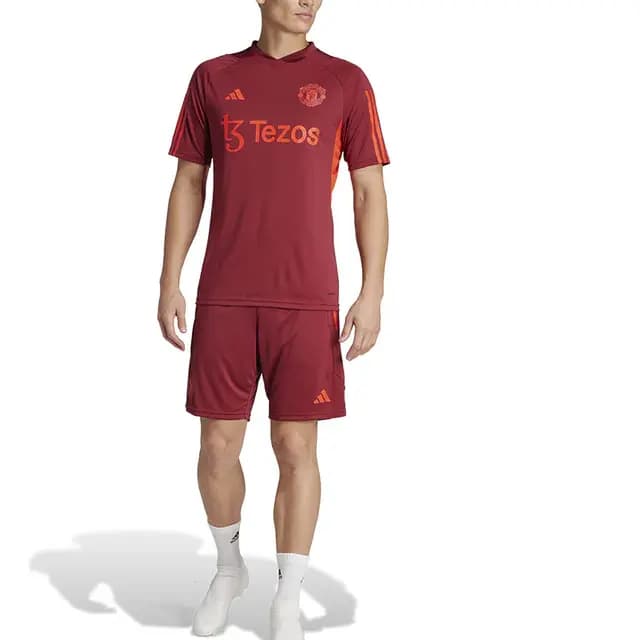 Adidas MANCHESTER UNITED THEATRE OF DREAMS Kişi Futbol Forması Tünd Qırmızı 6