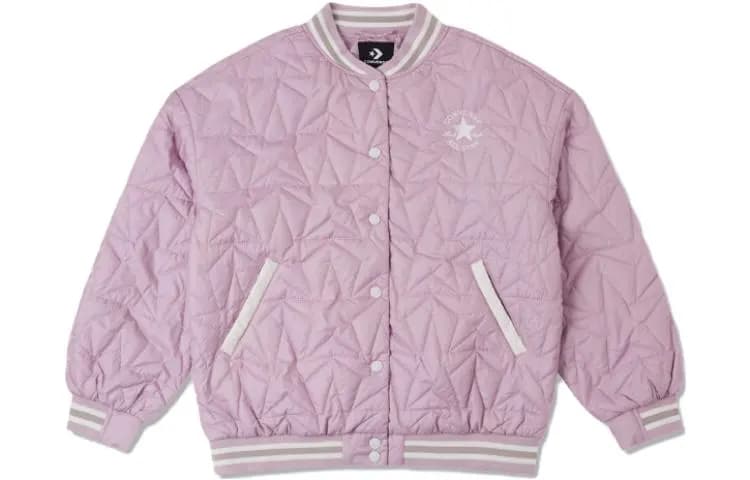 Converse Baseball Jacket Baseball Jerseys Qadın Tünd Bənövşəyi