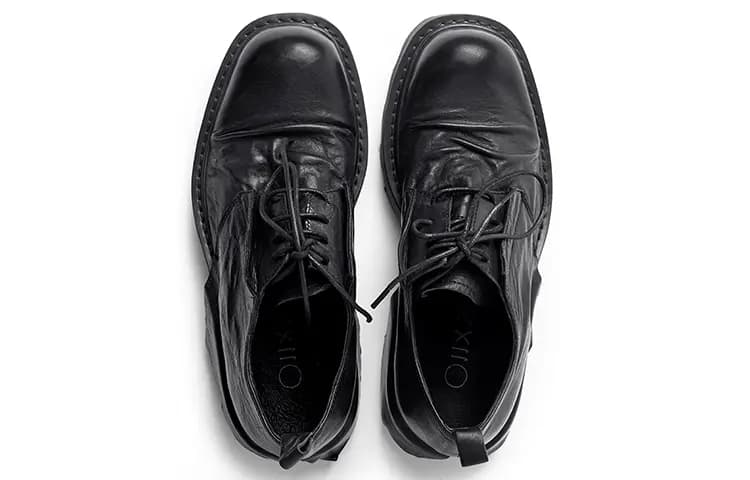HUANXIANGZHE Casual Shoes Unisex Black 4