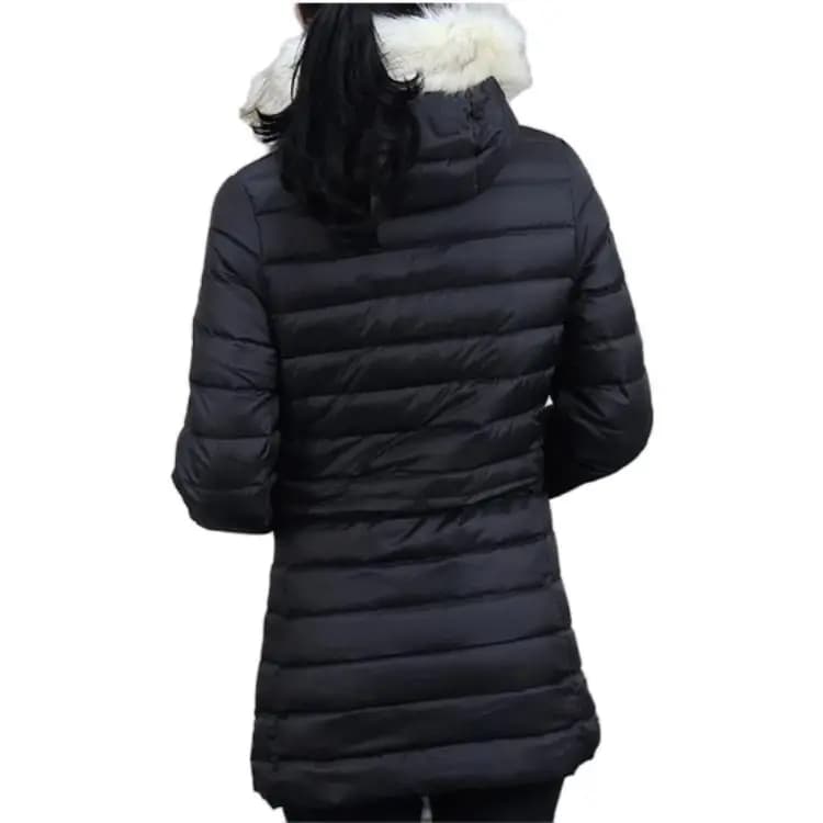 adidas Originals Qadın Puffer Pencəyi Qara 4