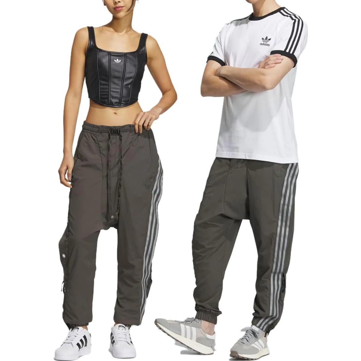 Hamcus X Adidas Originals Adidas Originals X HAMCUS Sports Pants Unisex Dark Army Green 9