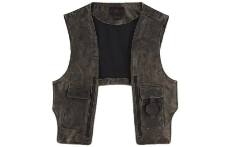 JORDAN X J Balvin Unisex Jilet Qəhvəyi