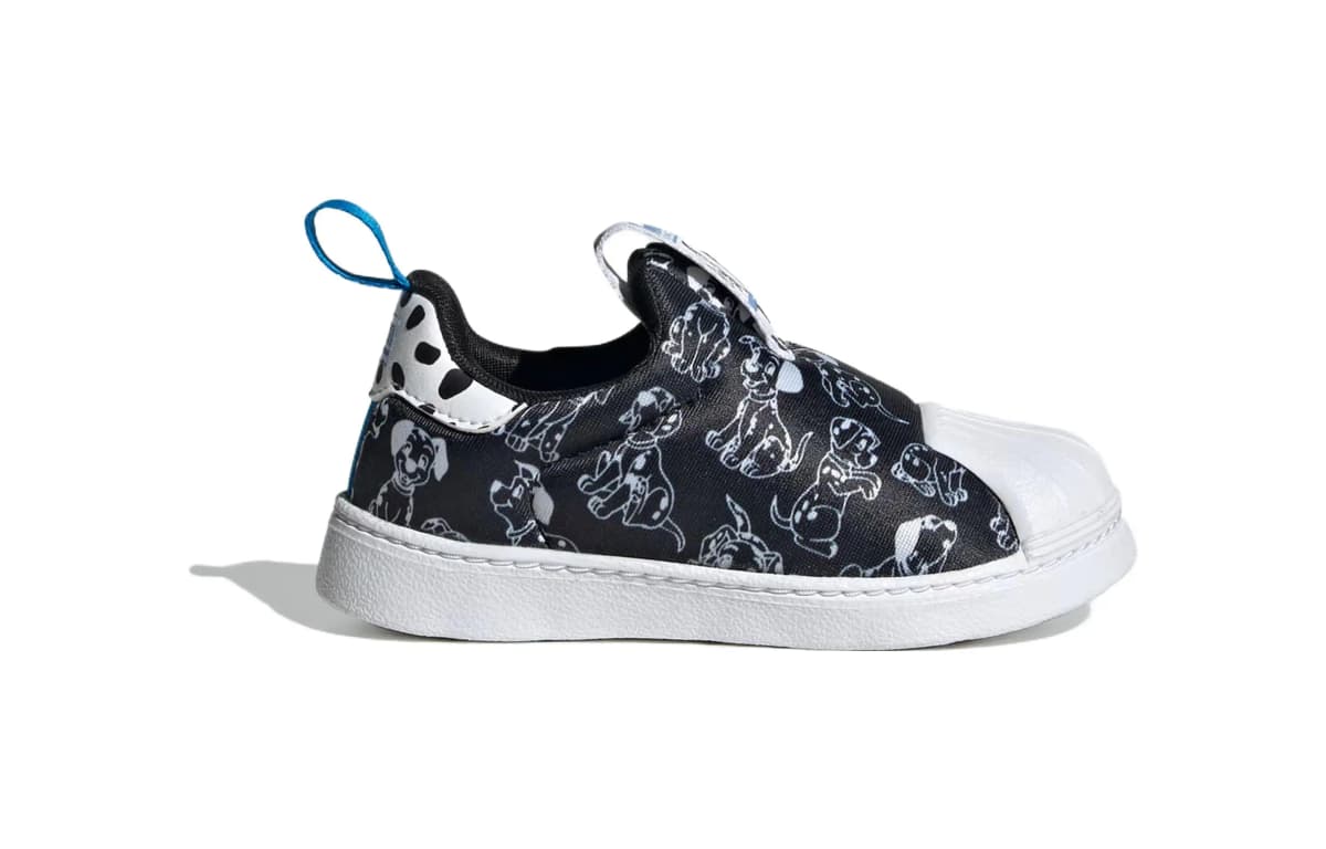Disney x adidas Originals Superstar Uşaq Ayaqqabısı Qara/Ağ 2