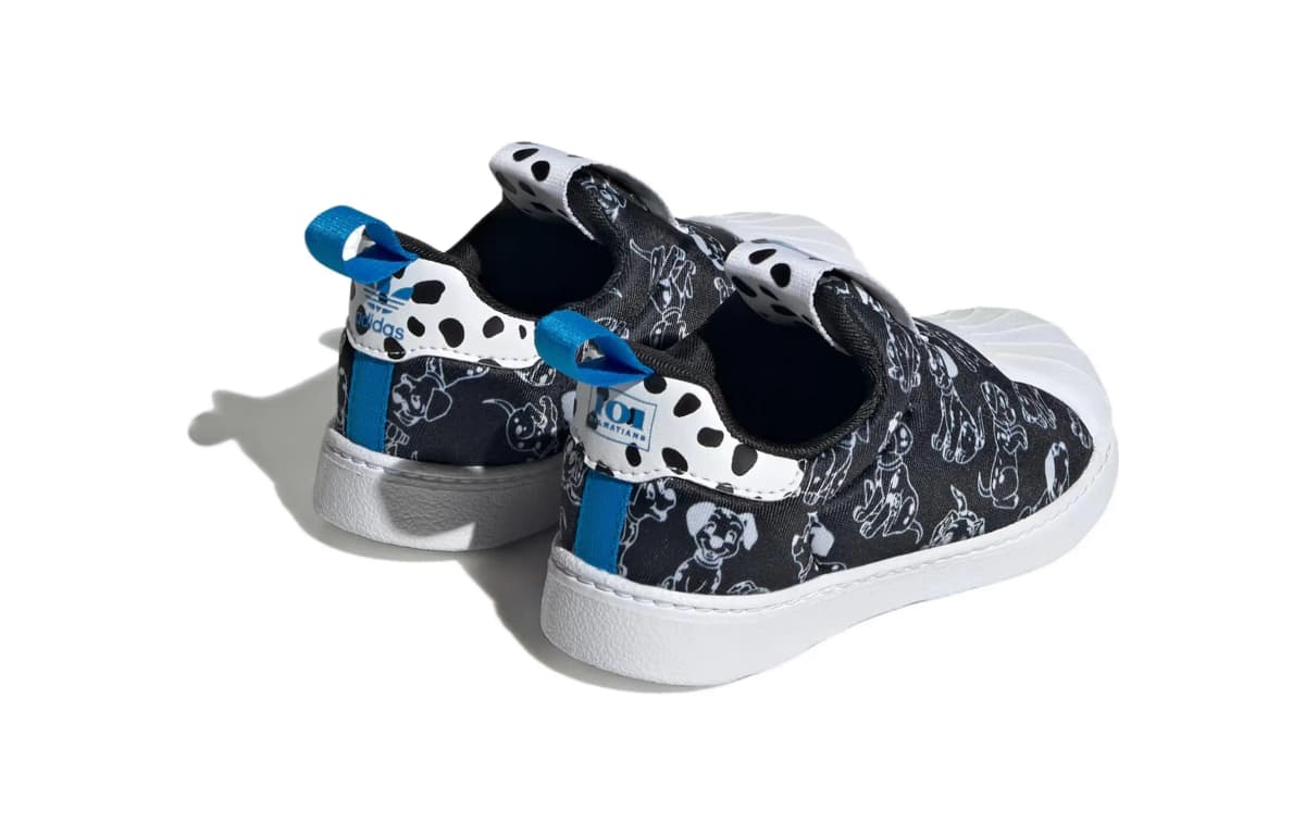 Disney x adidas Originals Superstar Uşaq Ayaqqabısı Qara/Ağ 3