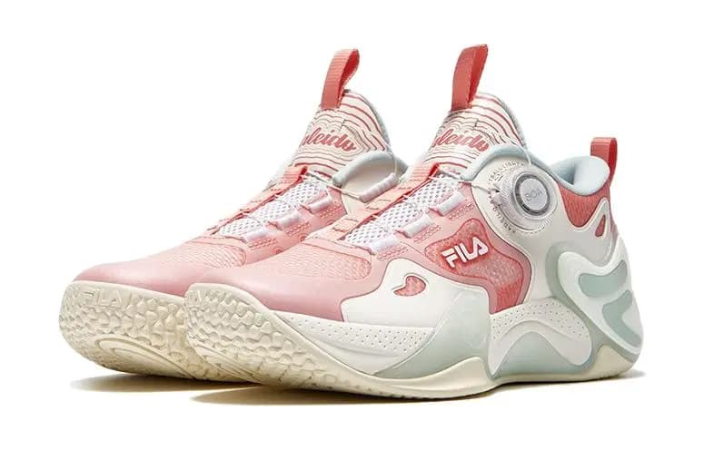 FILA KIDS BOA Uşaq Basketbol Ayaqqabısı Çəhrayı/Ağ 2