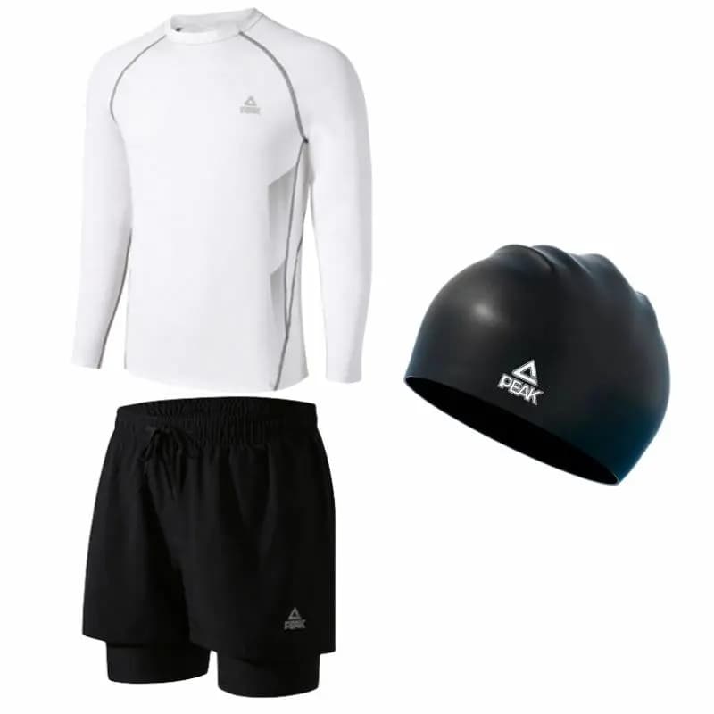 Peak Swimwear Long Sleeve Quick-Dry Swimsuit Set Men's 2