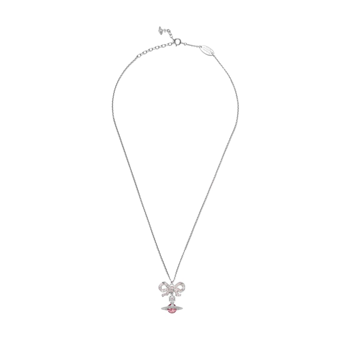 Vivienne Westwood Boyunbağı Gümüş/Çəhrayı 3
