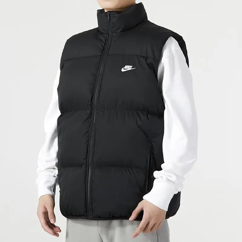 Nike Casual Stand Collar Vest Kişi Qara 4
