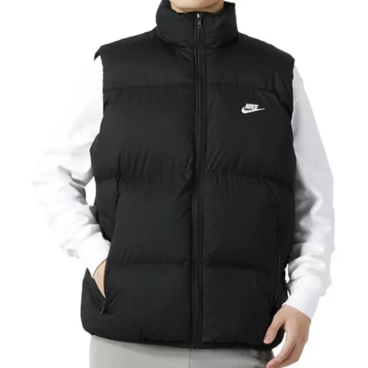 Nike Casual Stand Collar Vest Kişi Qara 3