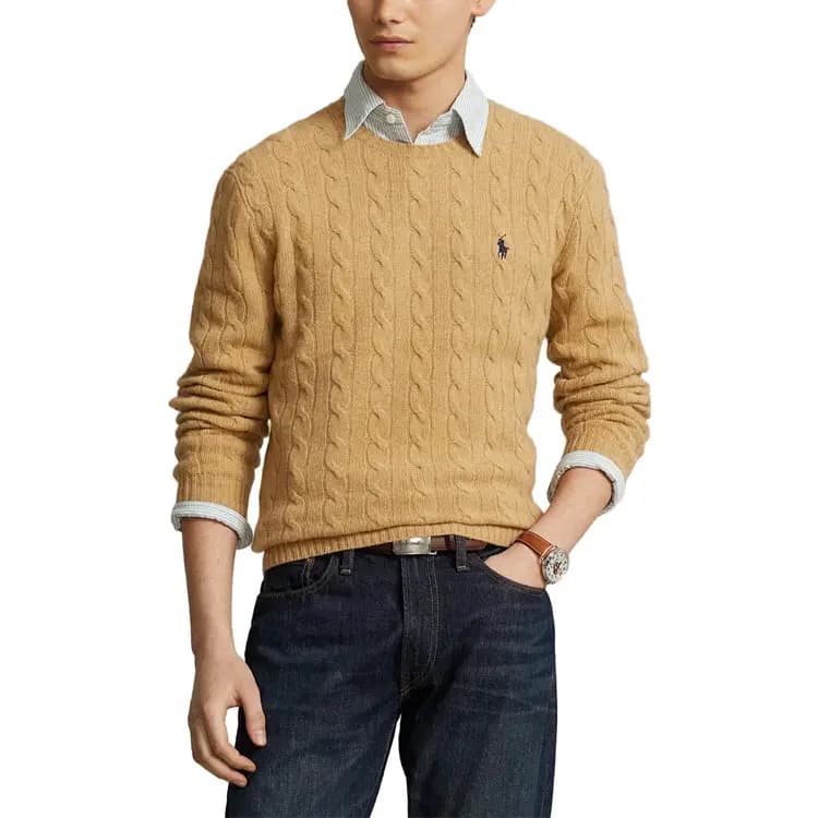 Polo Ralph Lauren Kişi Sviteri Tan 4