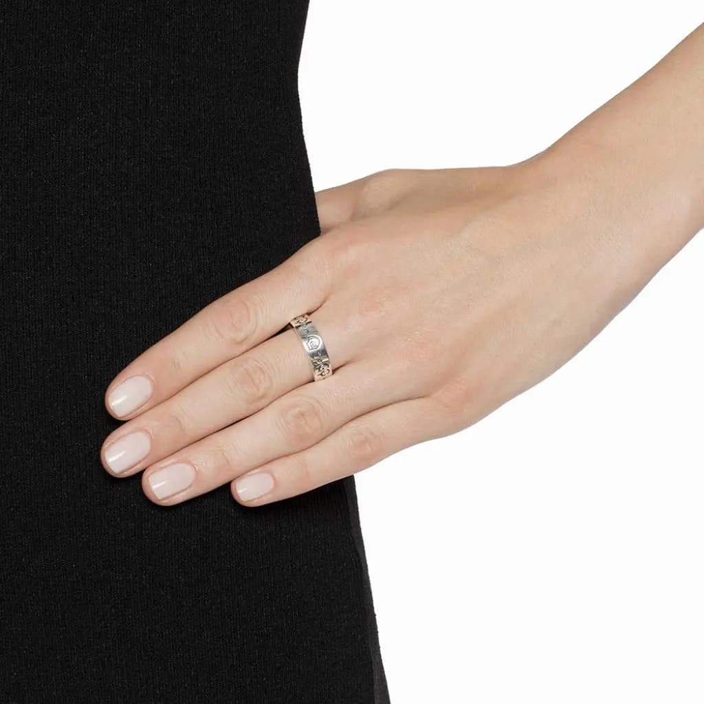GUCCI Ghost Ring Small Silver 7