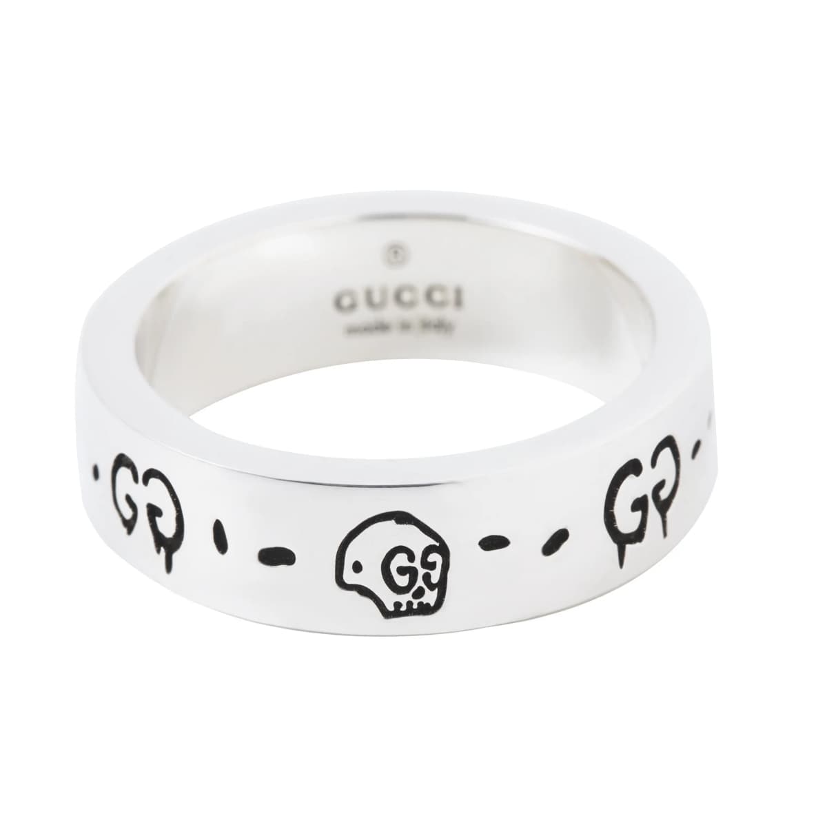GUCCI Ghost Ring Small Silver 3