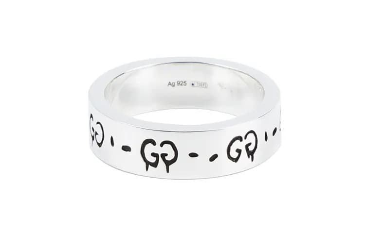 GUCCI Ghost Ring Small Silver 4