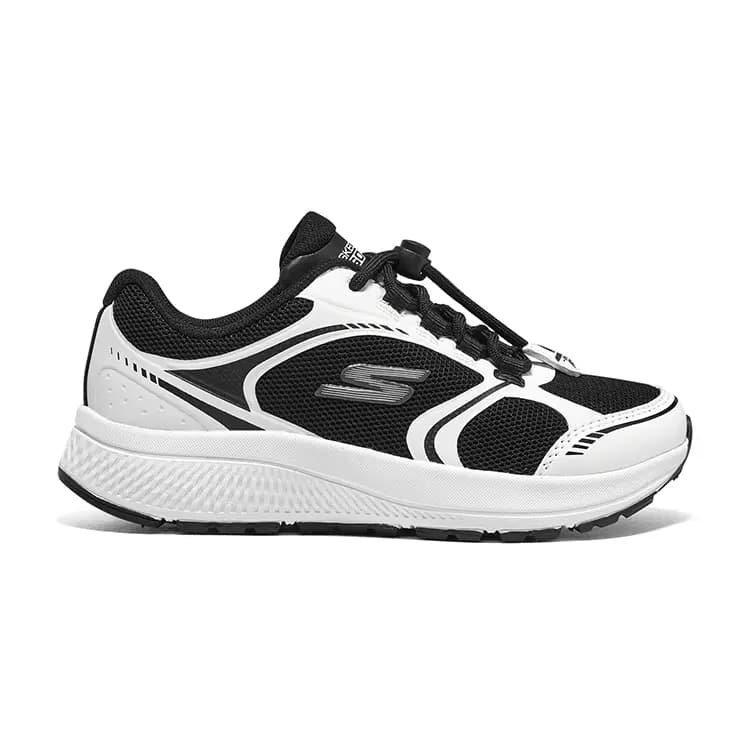 Skechers GO RUN Uşaq İdman Ayaqqabısı Ağ/Qara 2