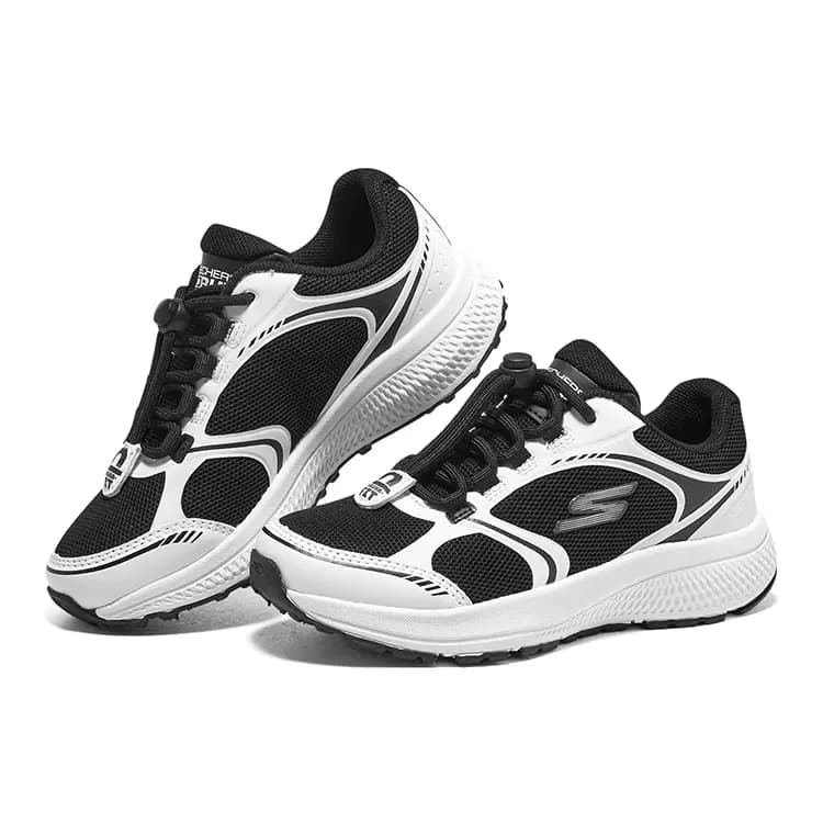 Skechers GO RUN Uşaq İdman Ayaqqabısı Ağ/Qara 3