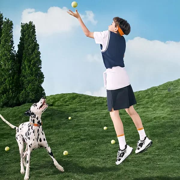 Skechers GO RUN Uşaq İdman Ayaqqabısı Ağ/Qara 12