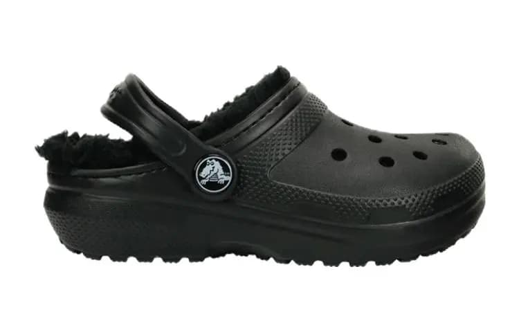 Crocs Classic Lined Clog K Warm Kids' Slippers Black Kids' 2