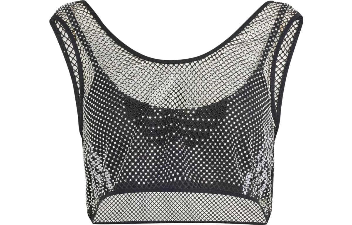 adidas originals Adilenium Rhinestone Qadın Bra Top Qara