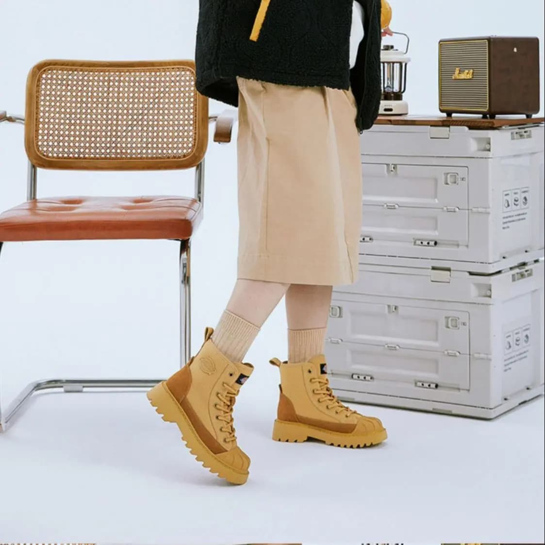 Dickies Qadın Martin Bot Sarı 11