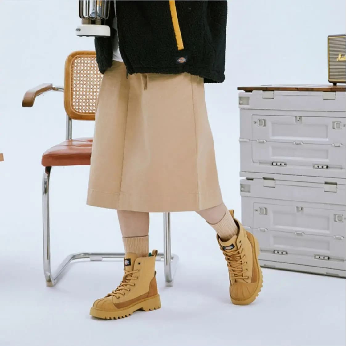 Dickies Qadın Martin Bot Sarı 7