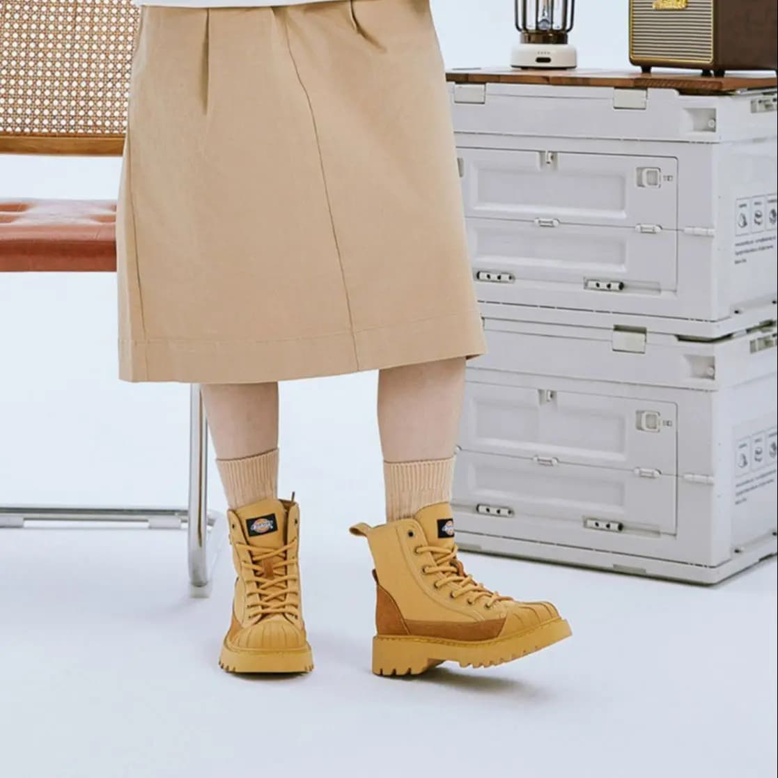 Dickies Qadın Martin Bot Sarı 12