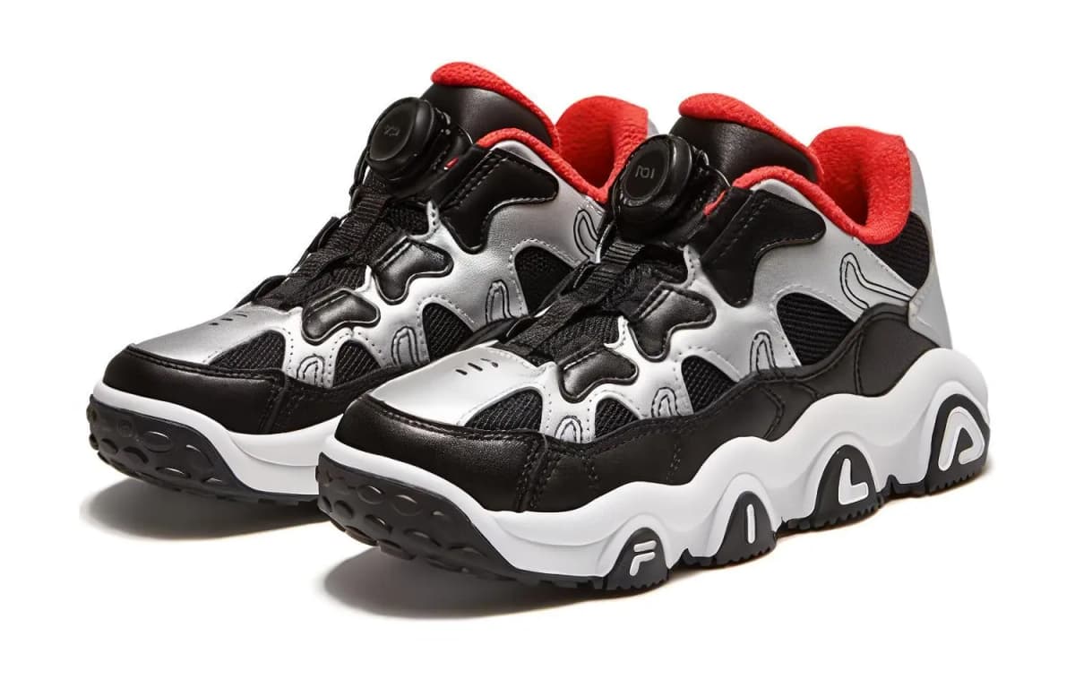 FILA KIDS Uşaq Basketbol Ayaqqabısı Qara/Gümüşü 3
