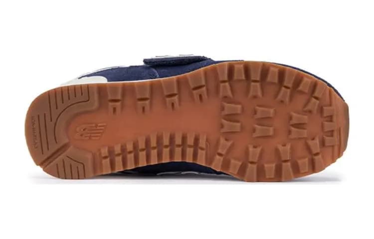 New Balance Kids 574 Comfortable Versatile Low-Top Wear-Resistant Breathable Casual Shoes Navy 5
