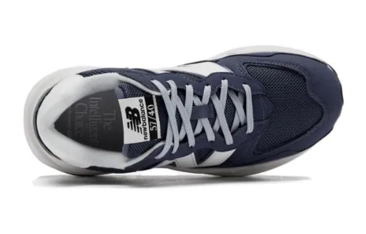 New Balance NB 5740 Series Durable Breathable Kids Lifestyle Shoes Navy Blue Teenagers 3