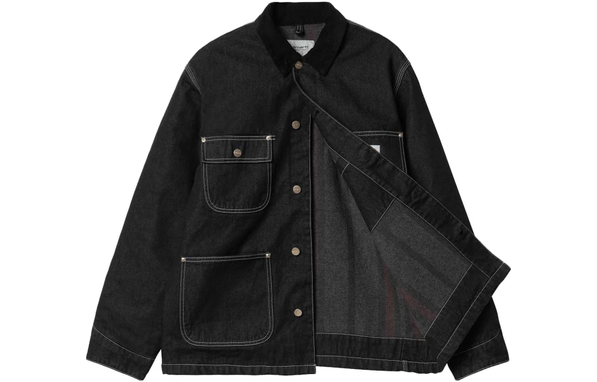 Carhartt WIP FW23 Denim Kişi Pencəyi Qara