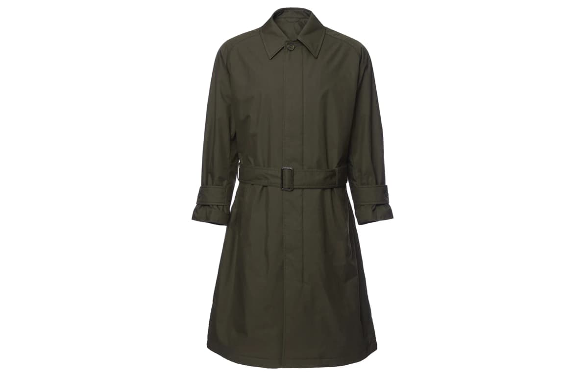 UNIQLO FW23 U Series Trench Coat Unisex Tünd Zeytun