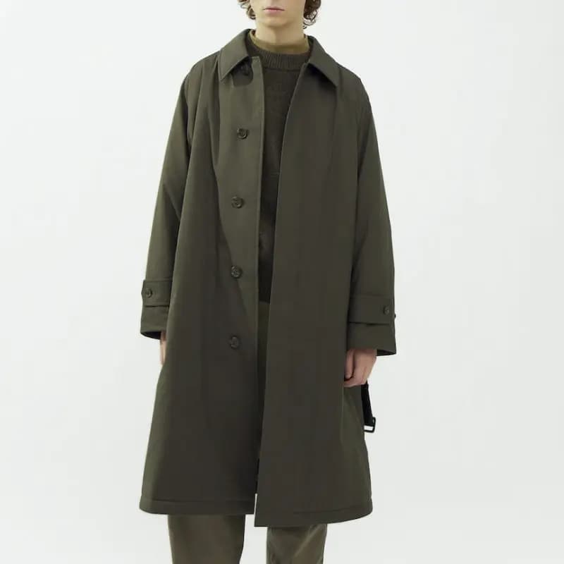 UNIQLO FW23 U Series Trench Coat Unisex Tünd Zeytun 3