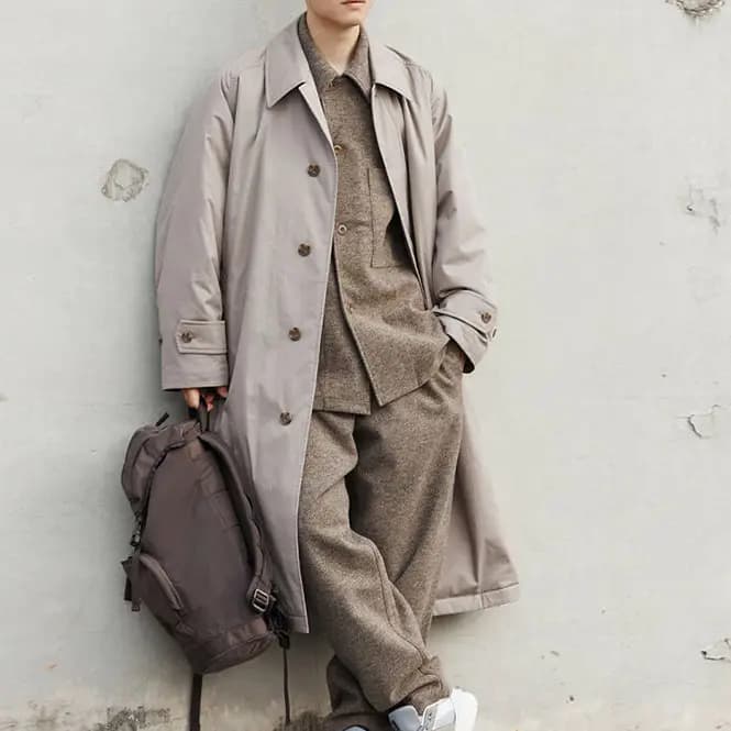 UNIQLO FW23 U Series Trench Coat Unisex Boz 6