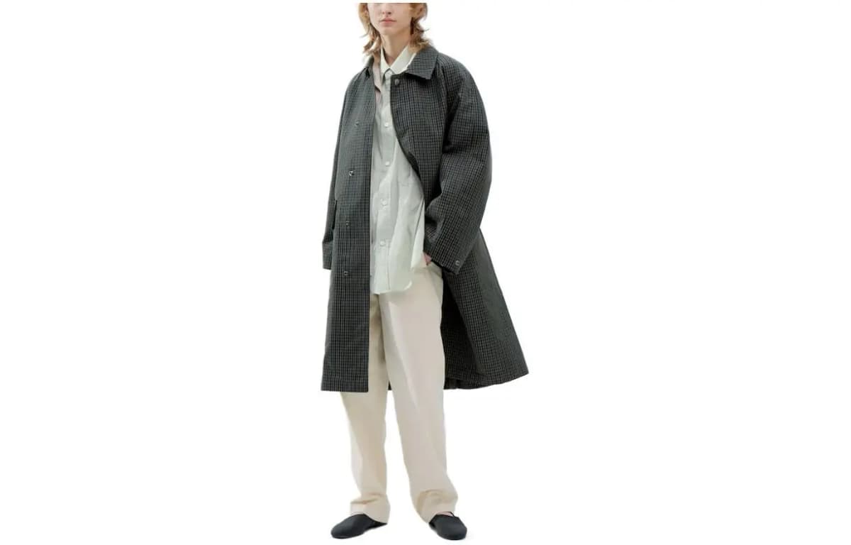 UNIQLO FW23 U Series Qadın Trençkotu Asphalt Gray