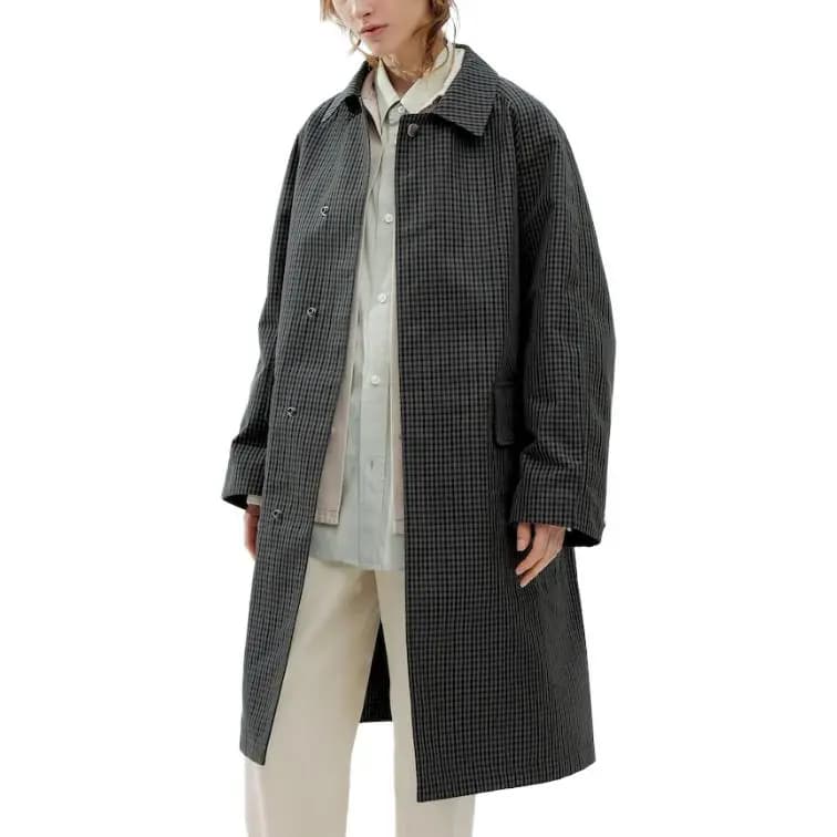 UNIQLO FW23 U Series Qadın Trençkotu Asphalt Gray 2