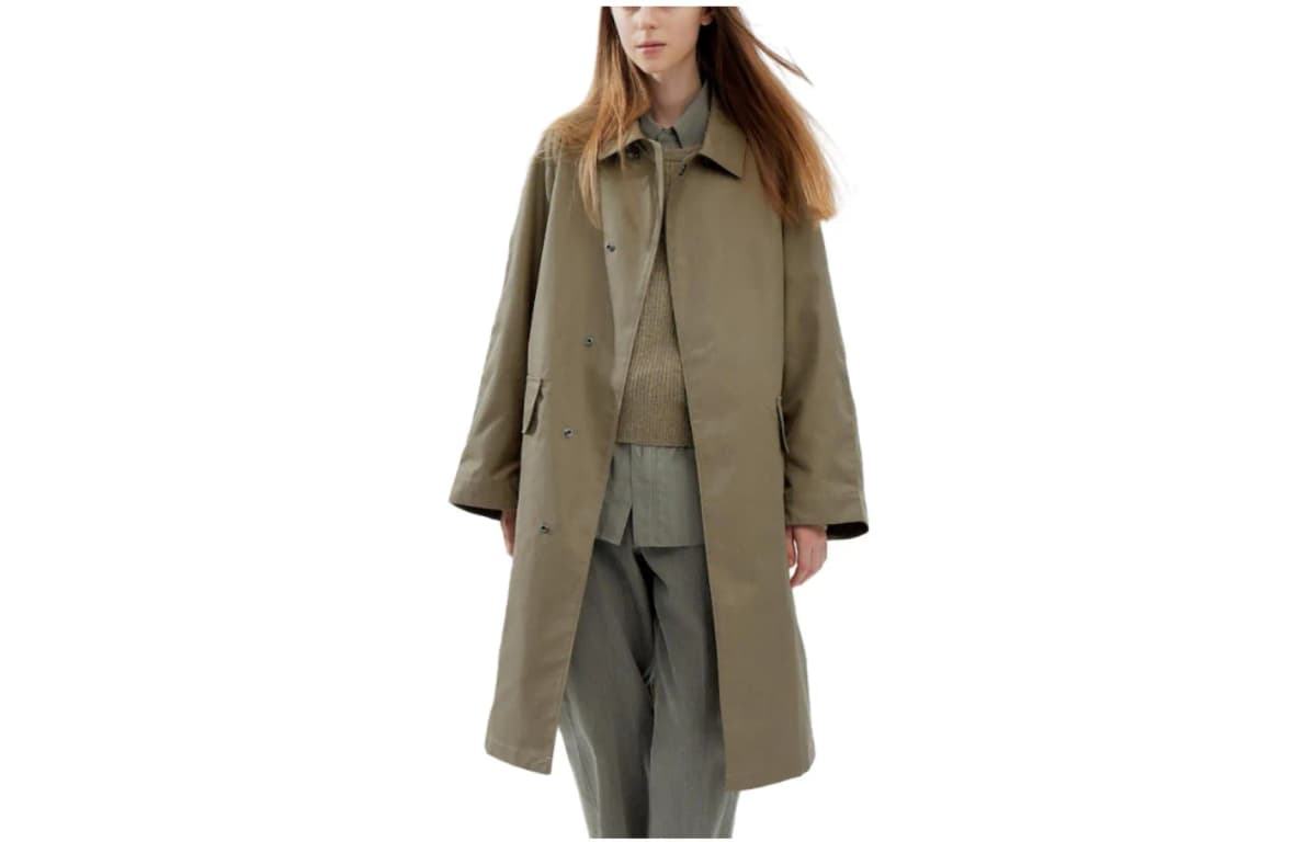 UNIQLO FW23 U Series Trench Coat Qadın