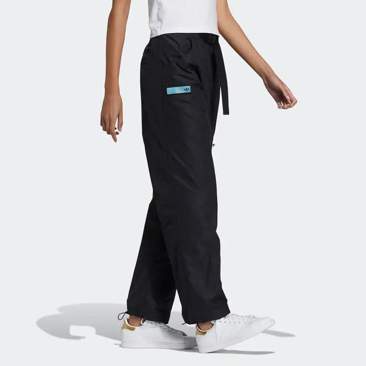adidas originals Prem Pants Qadın Kargo Şalvarı Qara 4