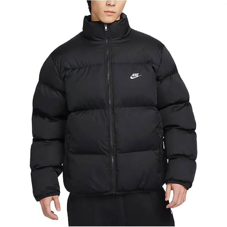 Nike Sportswear Club Kişi Puffer Kurtkası Qara 5