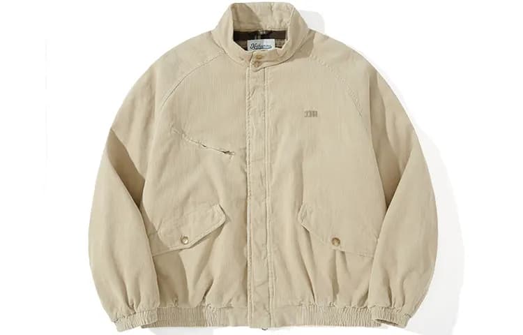 NOTHOMME Mountain Outdoor Enzyme Washed Corduroy Cotton Jacket Warm Harrington Jacket Unisex 11