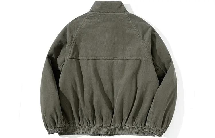 NOTHOMME Mountain Outdoor Enzyme Washed Corduroy Cotton Jacket Warm Harrington Jacket Unisex 7