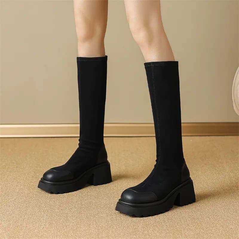 JOSINY Knee-high Boots Women's 7