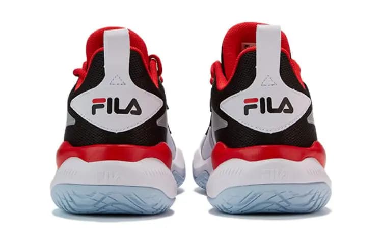 FILA KIDS Low-Top Uşaq Basketbol Ayaqqabısı Ağ/Qara 4
