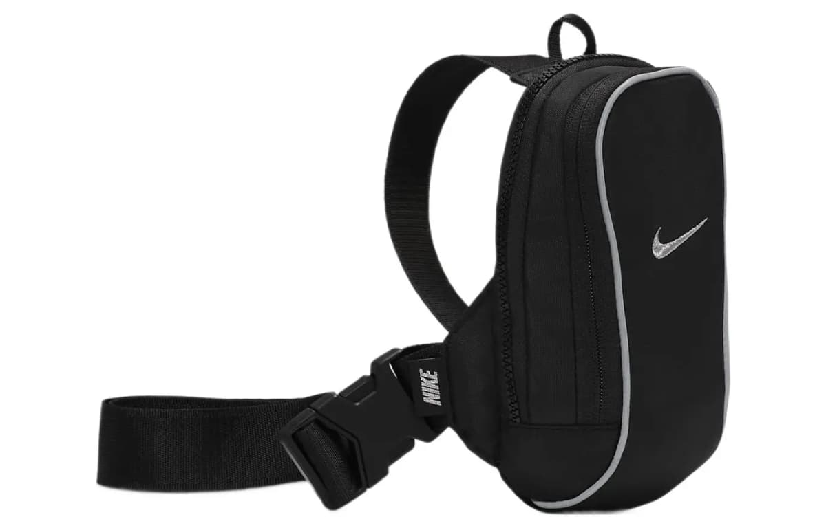 Nike One Shoulder Crossbody Çanta Unisex Qara 2