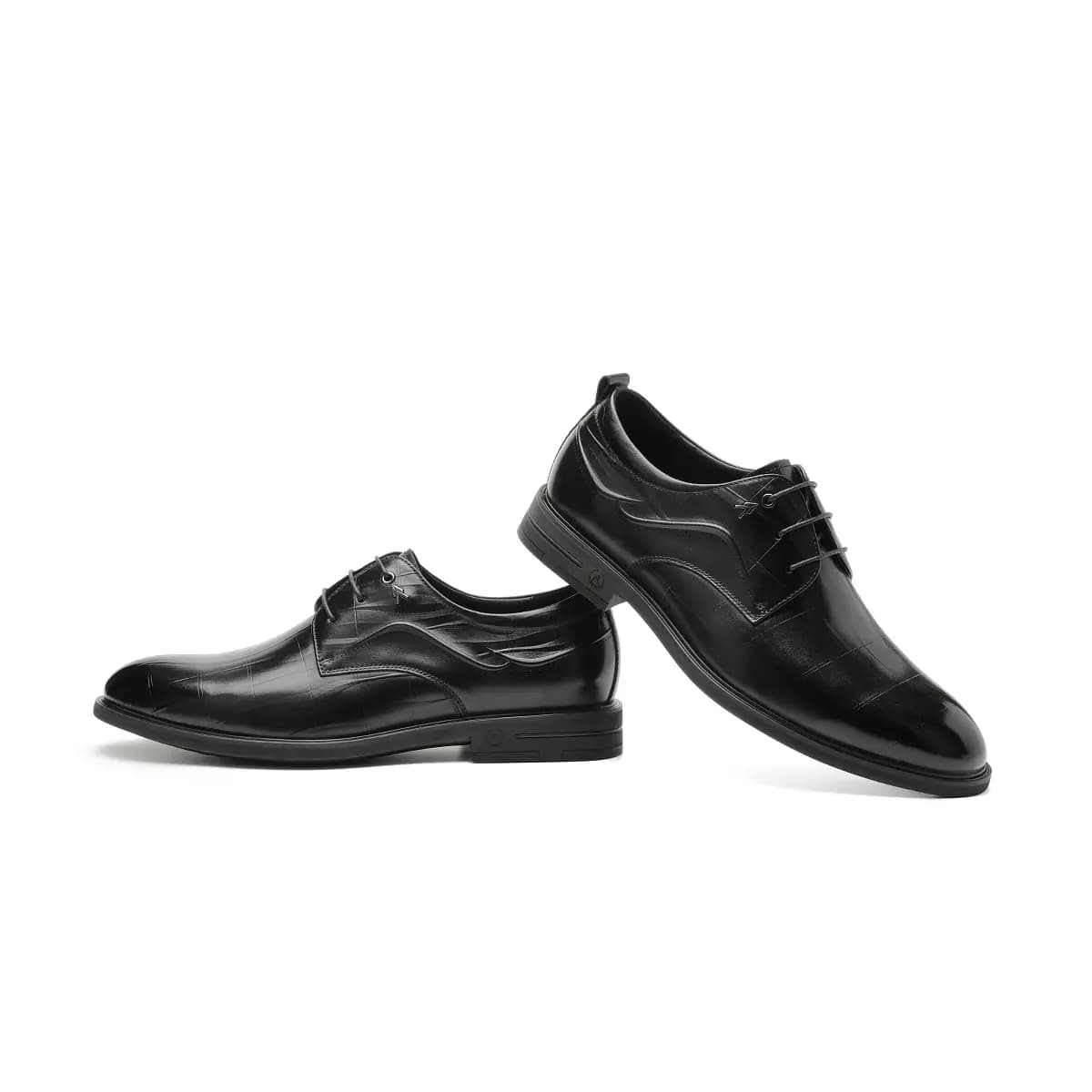 AOKANG Lace-Up Business Formal Leather Shoes Men's Black 4