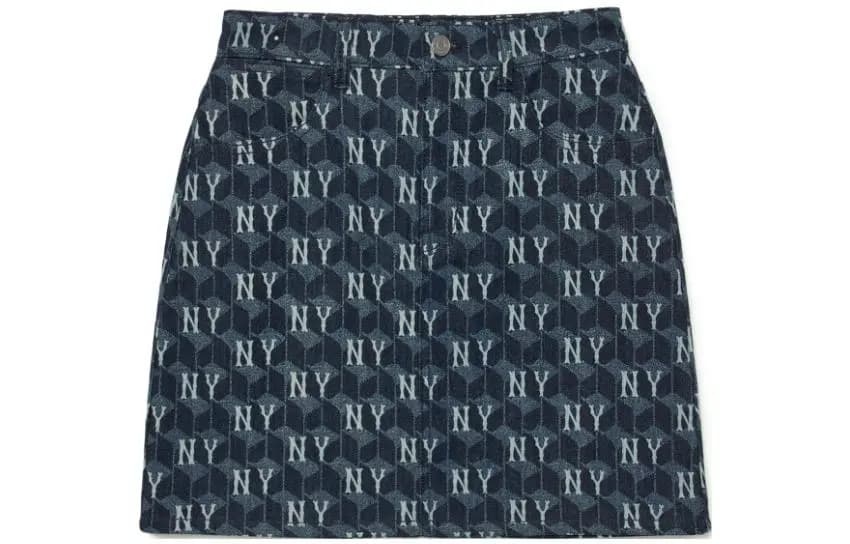 MLB Denim Qadın Qısa Ətək Mavi