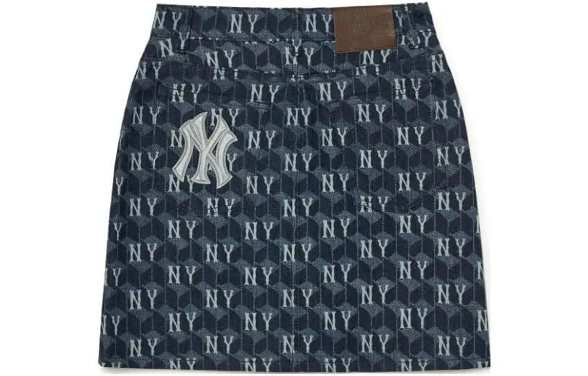 MLB Denim Qadın Qısa Ətək Mavi 2