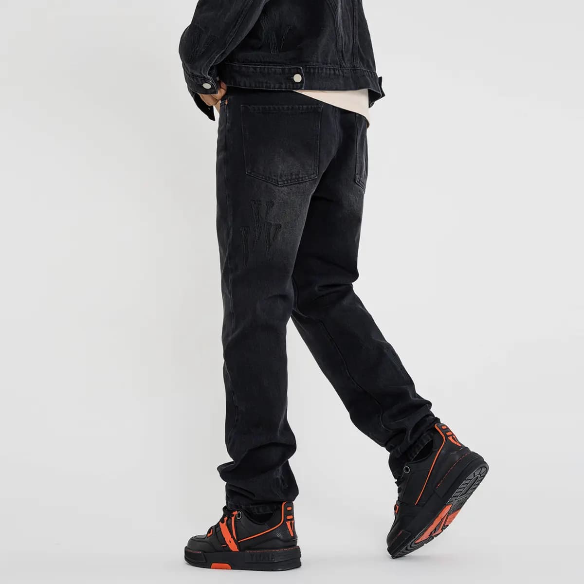 VLONE Unisex Cins Qara 9