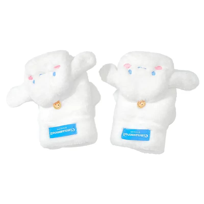 Sanrio Polyester Knit Gloves Women's