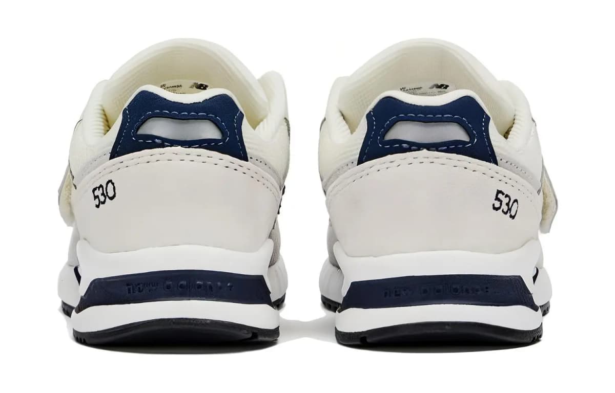 New Balance NB 530 Cushioning Breathable Low-Top Kids Lifestyle Shoes Light Gray Kids' 4