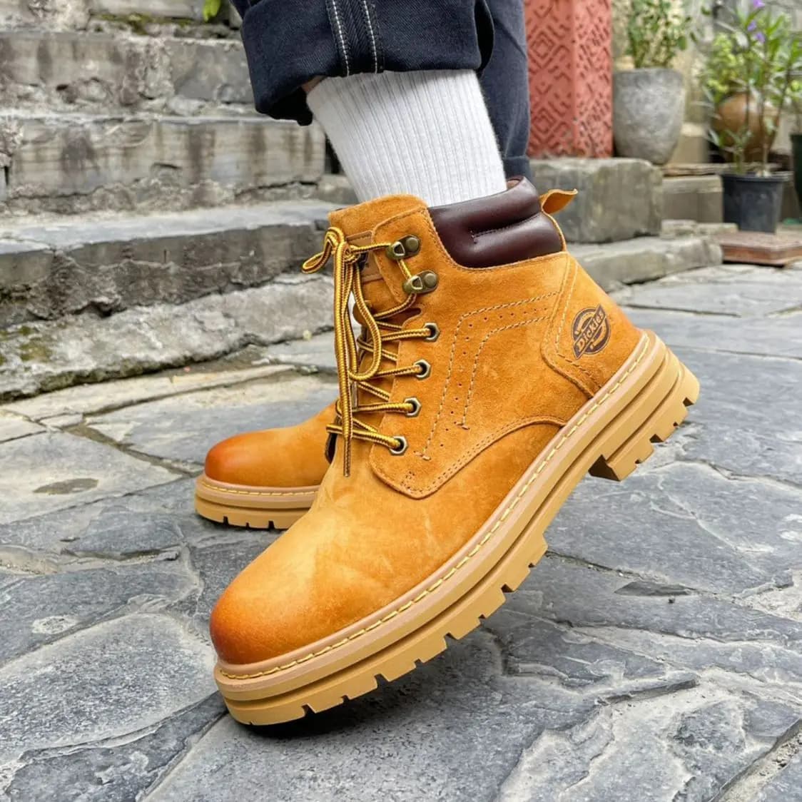 Dickies Kişi Martin Çəkməsi Xaki 10